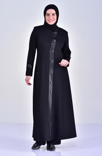 Schwarz Trenchcoat 1082-01