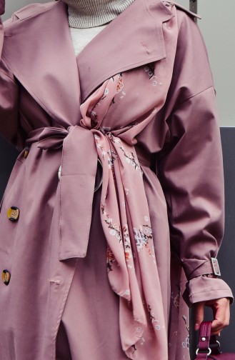 Dusty Rose Trench Coats Models 90002-05