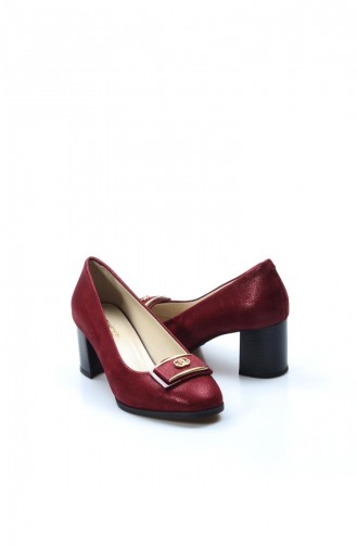 Claret Red High-Heel Shoes 408ZA233-16781468