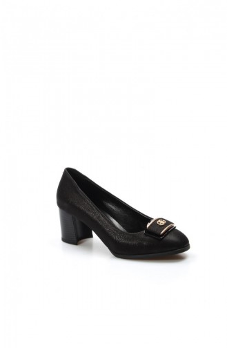 Black High-Heel Shoes 408ZA233-16781469
