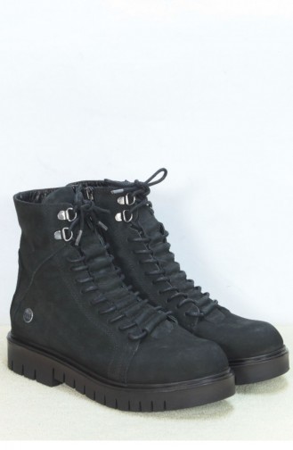 Marjin 4160 High Heel Boots Black Nubuck 18K020022MM4160_004