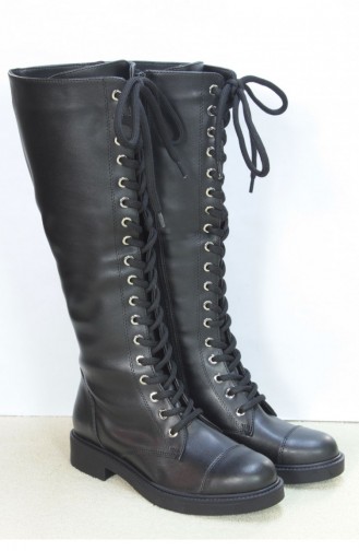 Marjin Nibel Flat Boots Black 18K00028LF125_001