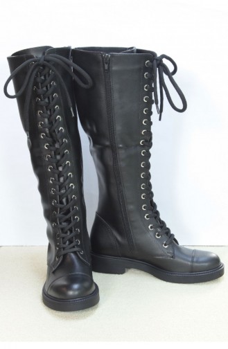 Marjin Nibel Flat Boots Black 18K00028LF125_001