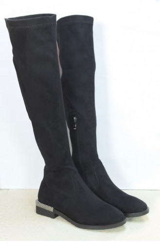 Marjin Vikan Bottes Noir Daim 18K02809201_002