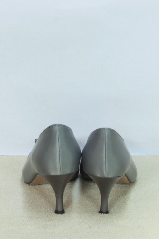 Marjin Vita High Heeled Shoes Gray Satin 18K00016ES0810_564545