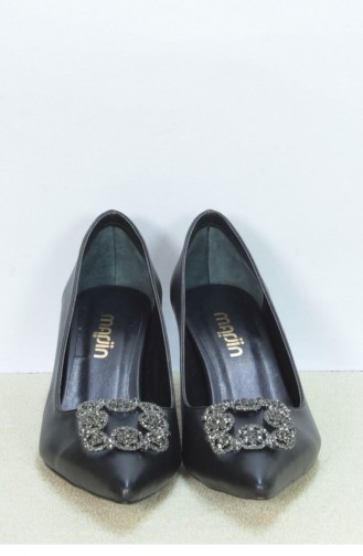 Marjin Vita Topuklu Ayakkabı Siyah