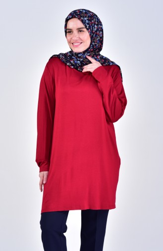 Plus size Combed Cotton Body 9001-12 Claret Red 9001-12