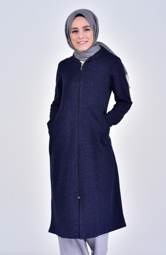 Cape a Capuche 1614-01 Bleu Marine 1614-01