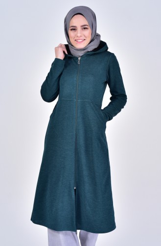 Hooded Cape 1614-03 Emerald Green 1614-03