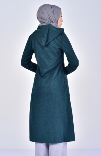 Hooded Cape 1614-03 Emerald Green 1614-03