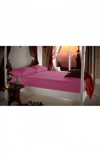 Doppelte Bettlaken Set mit Gummi 12208-01 Pink 12208-01