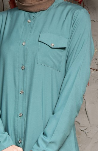 Pocket Detailed Tunic 1174-06 Green 1174-06