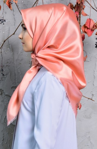 Plain Taffeta Shawl 901408-06 Dark Salmon 901408-06