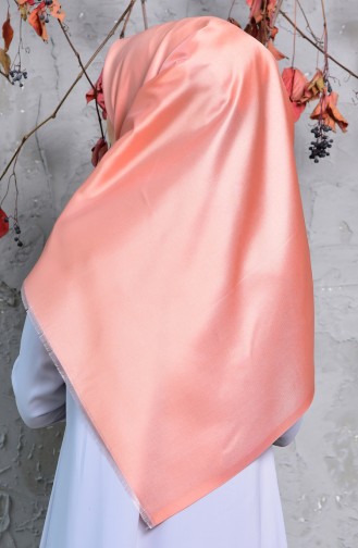 Plain Taffeta Shawl 901408-06 Dark Salmon 901408-06