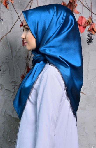 Plain Taffeta Shawl 901408-09 Oil Blue 901408-09