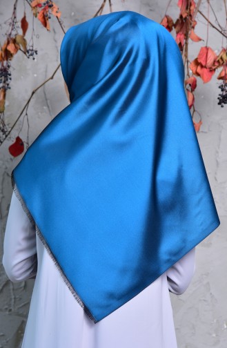 Plain Taffeta Shawl 901408-09 Oil Blue 901408-09