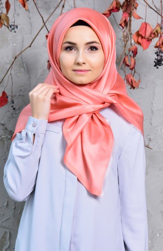 Plain Taffeta Shawl 901408-14 Light pink 901408-14