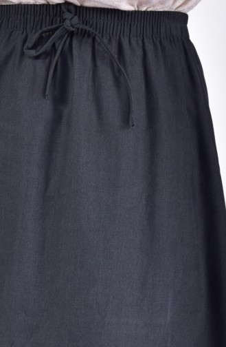 Waist Elastic Skirt 1025-10 Dark Khaki Green 1025-10