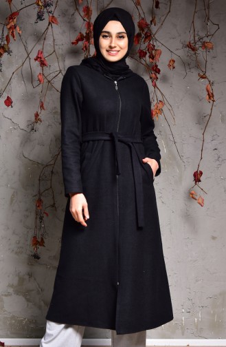 Belted Cachet Coat 1006-01 Black 1006-01