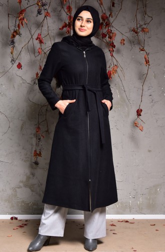 Belted Cachet Coat 1006-01 Black 1006-01