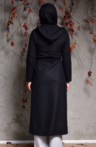 Belted Cachet Coat 1006-01 Black 1006-01