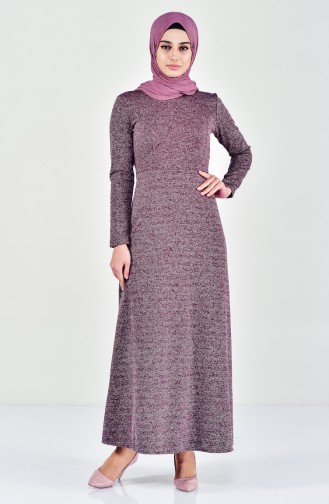 Plum Hijab Dress 0001-01