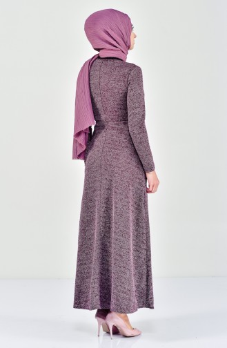 Plum Hijab Dress 0001-01