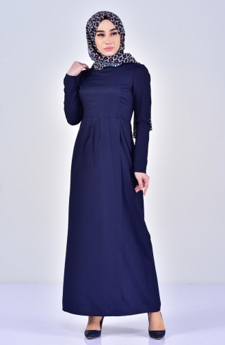 Robe Hijab Bleu Marine 2985-03