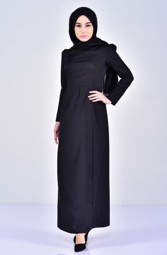 Robe Détail Plis 2985-05 Noir 2985-05