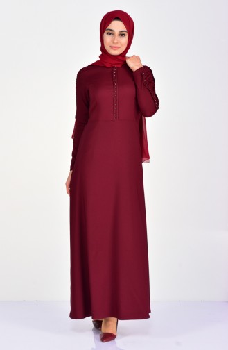 Pearl Dress 0199-03 Claret Red 0199-03