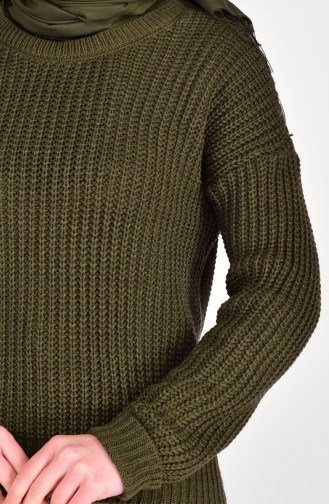 Knitwear Sweater 9018-01 Khaki 9018-01