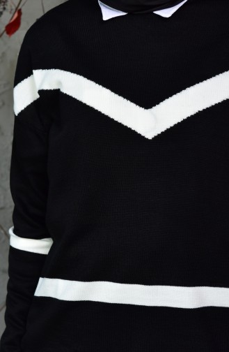 Striped Sweater 4620-05 Black 4620-05