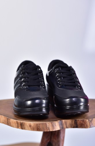ALLFORCE Chaussures Sport Pour Femme 0116-10 Noir Matte 0116-10