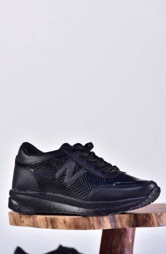 Black Sport Shoes 0756-05