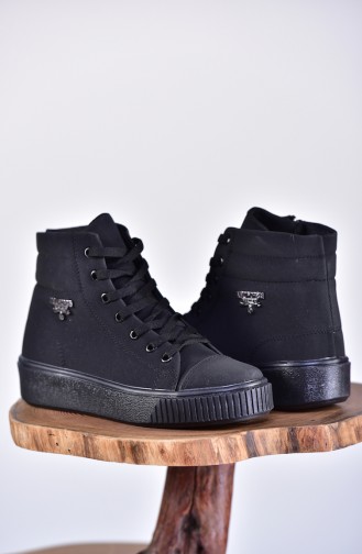 Bottes Pour Femme 0810-15 Noir Nubuck 0810-15