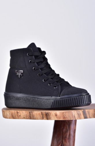 Bottes Pour Femme 0810-15 Noir Nubuck 0810-15