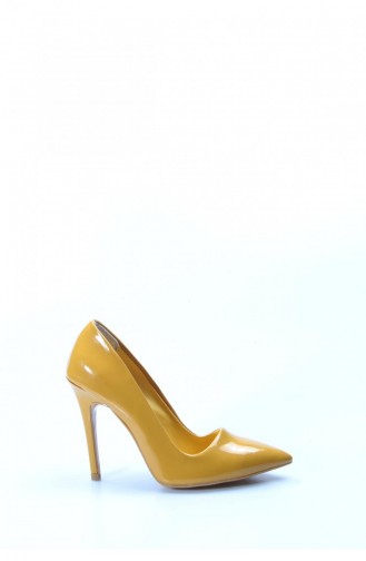 Fast-Step Heeled Shoes 629Zs038496 Mustard 629ZS038-496-16780534