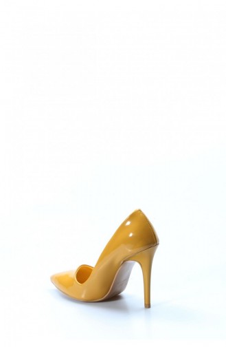 Fast-Step Heeled Shoes 629Zs038496 Mustard 629ZS038-496-16780534