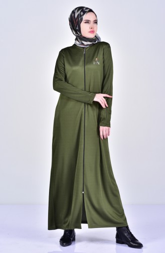 Embroidered Abaya 99171-01 Green 99171-01