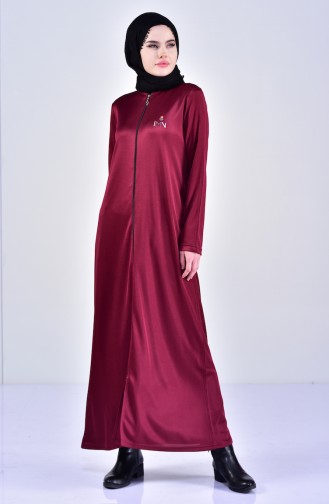 Abaya Bordée 99171-02 Bordeaux 99171-02