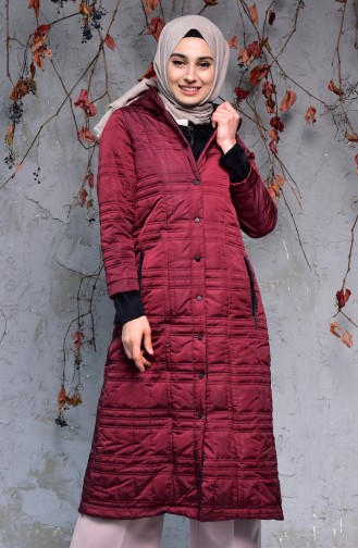 Veste a Capuche 35780A-01 Bordeaux 35780A-01