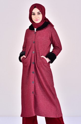 Kürklü Kışlık Kap 99172-04 Bordo