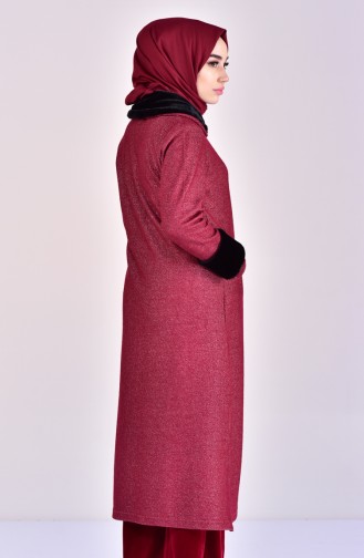 Cape Hivernal a Fourrure 99172-04 Bordeaux 99172-04