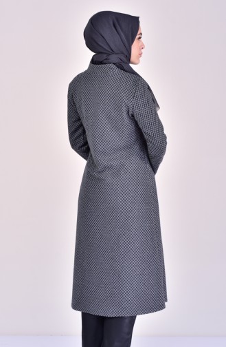 Cape mit Reissverschluss 1602C-01 Rauchgrau 1602C-01