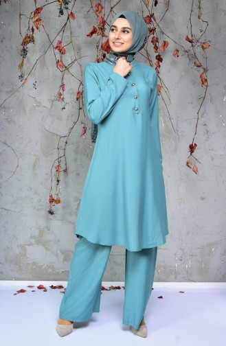 Buglem Tunic Trousers Double Suit 1178-05 Almond Green 1178-05