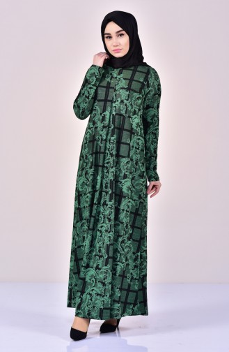 Robe a Paillettes 7119-04 Vert emeraude 7119-04