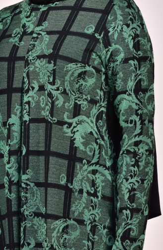 Robe a Paillettes 7119-04 Vert emeraude 7119-04