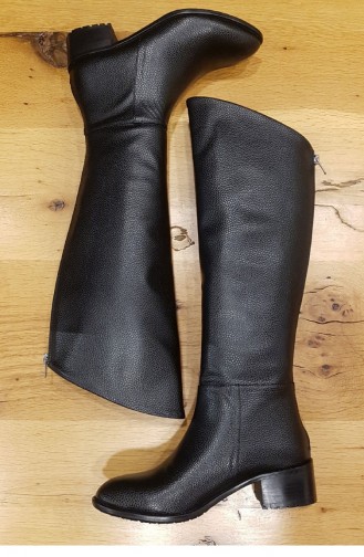 Marjin Salar Flacher Stiefel Schwarz 18K00040IN2066_001