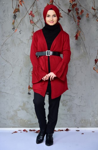 Claret Red Knitwear 0552-01
