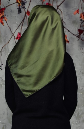 Colored  Plain Twill Scarf 2128-07 Green 2128-07